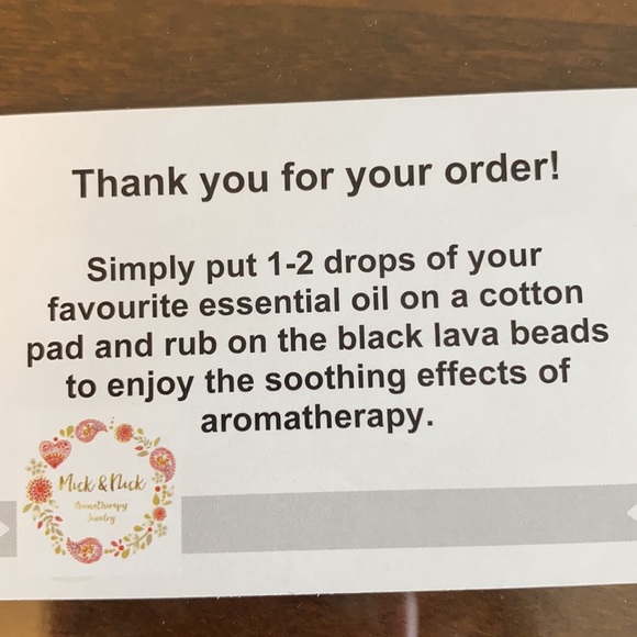 Fossil Jasper Lava Bead Diffuser Bracelet - Picture 2 of 2